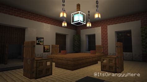 Just a little villa interior I did! Proud of it :D : r/Minecraftbuilds