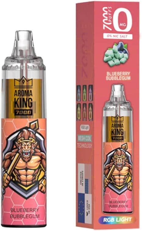 Vaper Sin Nicotina Desechable De Sabores Fabricado Por Aroma King Con