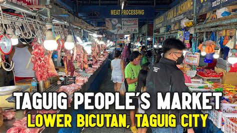 Taguig People S Market Of Lower Bicutan Taguig City Filipino Fresh