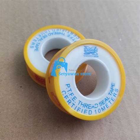 Jual Seal Tape Selotip Isolasi Pipa Kran Air Sealer 10 Meter Shopee