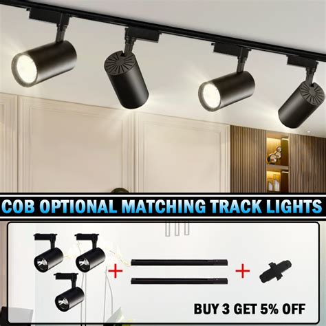 Canmeijia Led Linear Track Light Track Light Bar Cob Spotlight Track