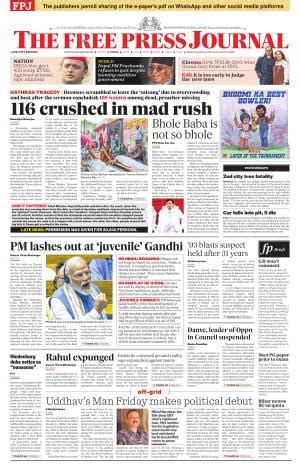 Free Press Journal Mumbai Edition Wed Jul