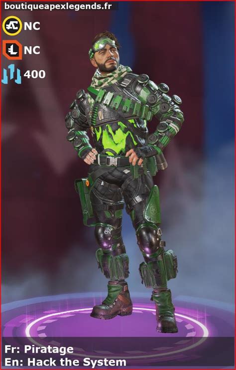 Skin Piratage Mirage Boutique Apex Legends