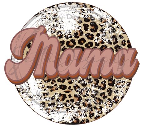 Pink Mama Leopard Print Circle Ms06dtf Jesta Designs