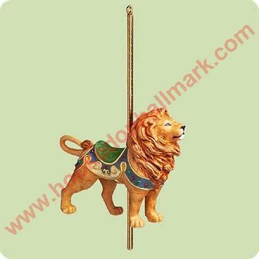 2004 Carousel Ride #1 Lion Hallmark ornament