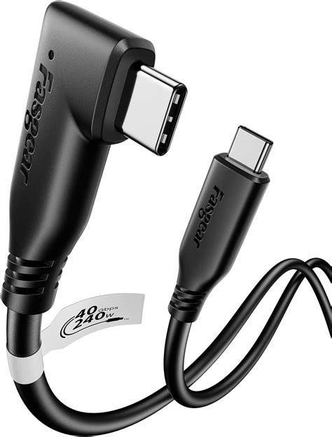 Jp Fasgear Usb4ケーブル 40gbps Usb C Usb C 1m タイプcケーブル 240w