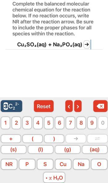 Answered Complete The Balanced Molecular Bartleby