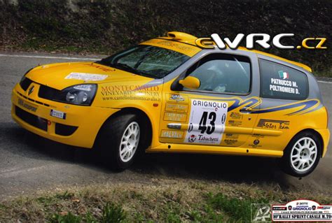 Patrucco Mauro Poltronieri Damiano Renault Clio Rs Rally Sprint