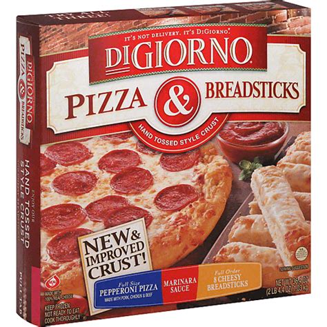 Digiorno Pepperoni Pizza And Cheesy Breadsticks Pizza Houchens My Iga