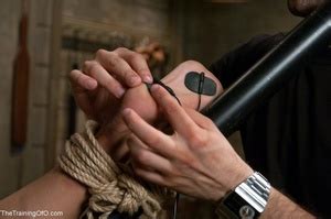 Stunning Brunette Is Shackled To A Wall While Her Ass Is XXX Dessert