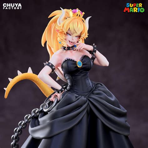 Bowsette 3d Figure Koopa Hime Statue Kit 3d Printed Resin Unpainted