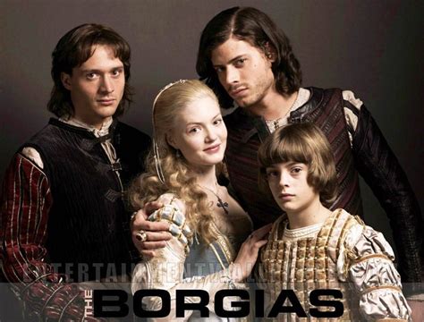 The Borgias David Oakes Holliday Grainger François Arnaud and Aidan