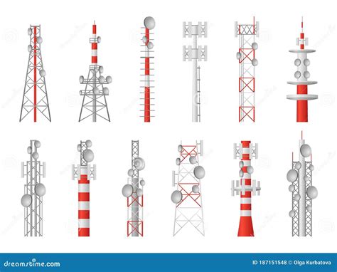 Radio Towers Telecom Masts Broadcast Equipment Wireless Station