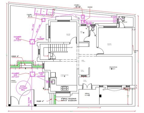 Home Drainage System Layout