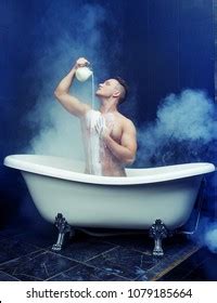 Muscle Man Bathtub Images Stock Photos Vectors Shutterstock