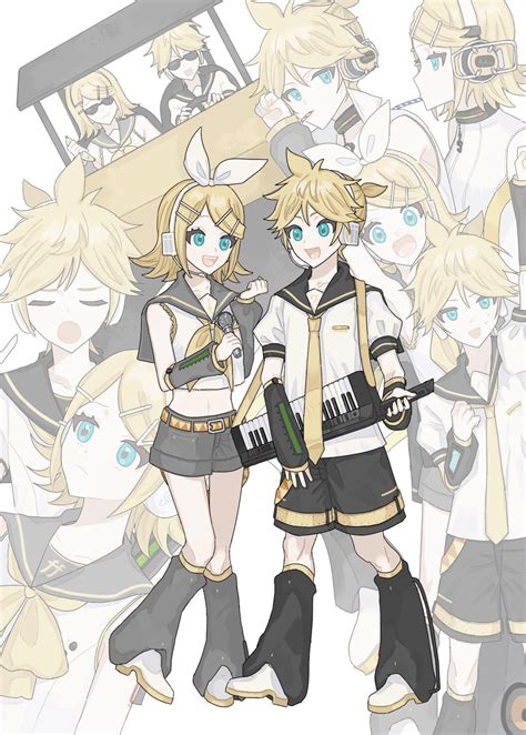 Kagamine Rin Kagamine Len Kagamine Len And Kagamine Rin Vocaloid