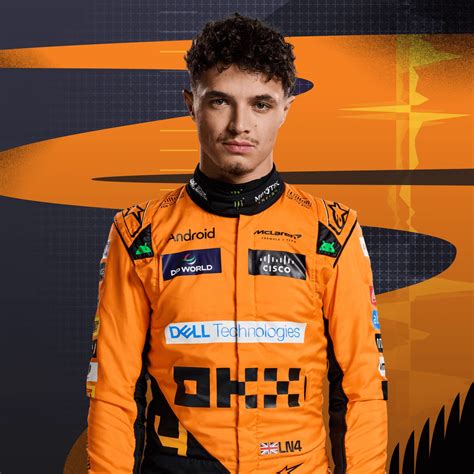 Lando Norris F1 Driver For Mclaren