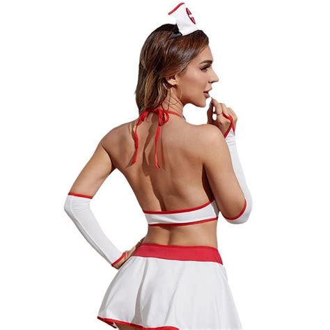 Erotic Lingerie Sexy Women S Large Size Hollow Nurse Uniform Temptation