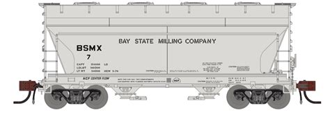 N Scale Athearn 1296 Covered Hopper 2 Bay ACF Centerflow