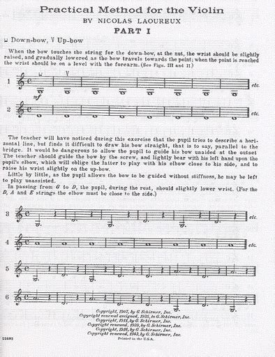 HAL LEONARD Laoureux Nicolas Practical Method For Violin Part 1