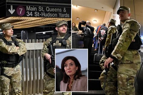 Nypd Patrol Chief Lawmakers Rip Gov Hochul For Sending National Guard To Nyc Subways ‘our