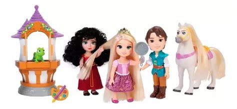 Set Mu Ecos Delux Peque A Historia Enredados Disney Rapunzel Env O Gratis