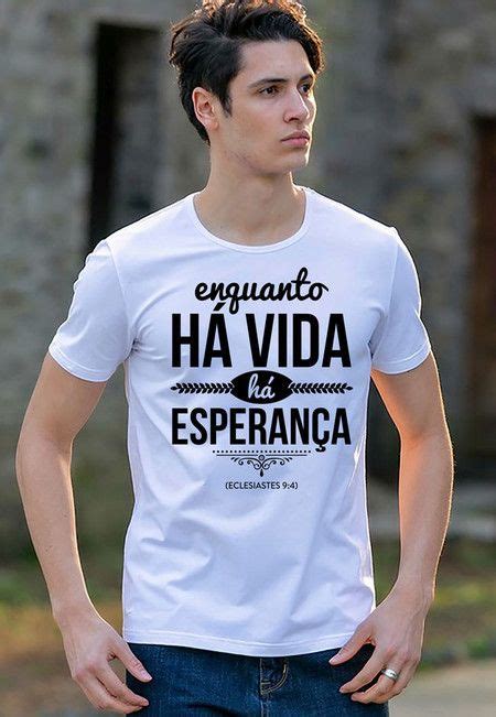 Camiseta Eclesiastes 9 4 Camisetas cristãs Camisas cristãs