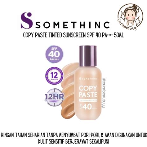 Jual Manado Somethinc Copy Paste Tinted Sunscreen Spf Pa