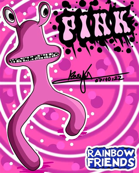 Pink – Rainbow Friends en 2022 | Imágenes divertidas, Diseño de club ...