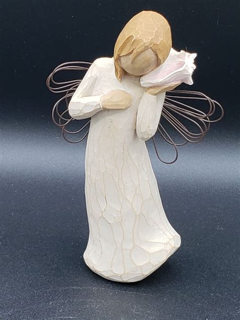 Willow Tree Thinking Of You Angel With Conch Shell 2004 Susan Lordi 2004 B6 Ebay