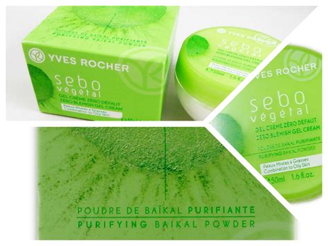 COSMELISTA: YVES ROCHER Sebo Vegetal Gel Creme Zero Defaut Review Photos