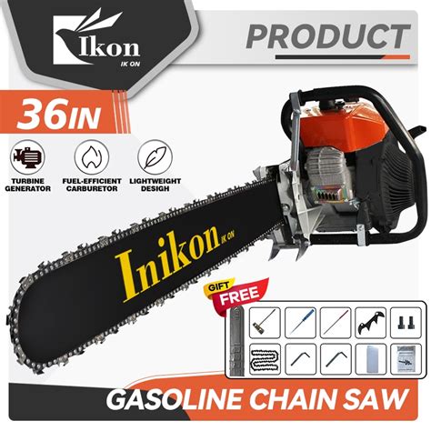 36 Inches Portable Chainsaw Gasoline Chainsaw 105CC Original Power Saw