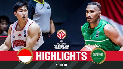 Ina Vs Ksa Basketball Game Highlights Fiba Olympic Pre Qualif