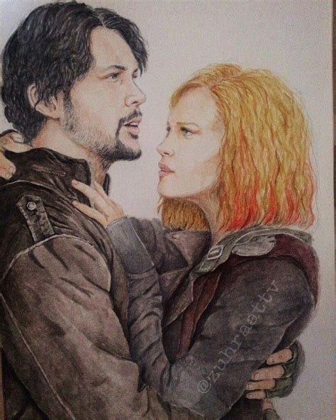 Bellarke- FANART The 100 Sherlock Artwork, Teen Wolf Werewolf, Alice In ...