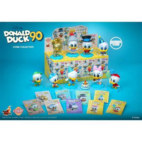 模幻力量現貨 Hot toys 唐老鴨 周年Cosbi 生日派對 盲盒迷你人偶系列 一中盒 蝦皮購物