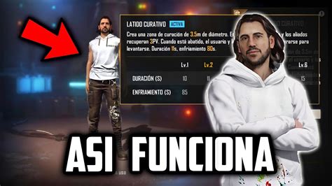 Cómo FUNCIONA LA HABILIDAD DE DIMITRI en Free Fire Nuevo Personaje