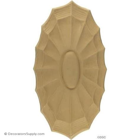 Rosette Oval Colonial 11 14h X 6w 716relief