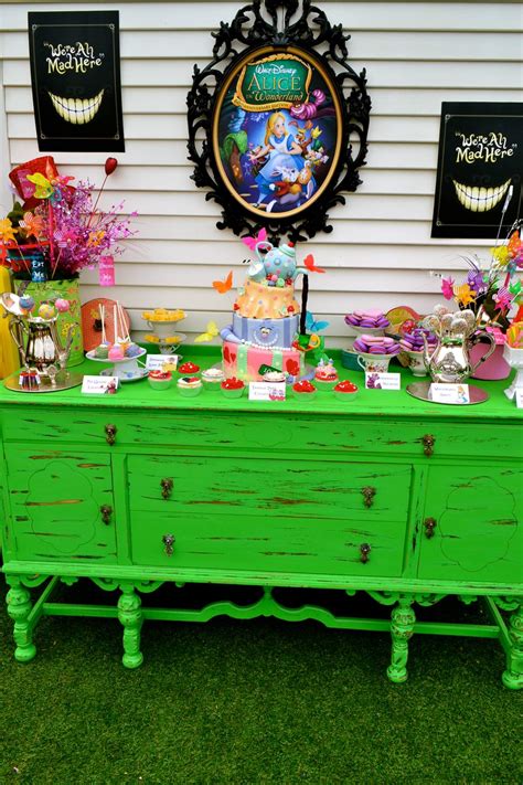 Alice In Wonderland Mad Hatter Birthday Party Ideas Photo 1 Of 20