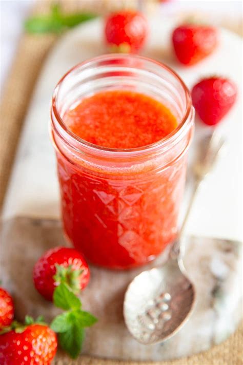 Easy Strawberry Coulis Helen S Fuss Free Flavours