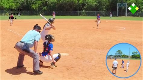 Rock Gold Giddensmanetta At Lady Gators Jackson 13u Softball Youtube