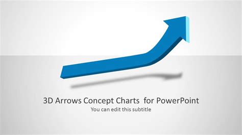 3D Arrows Concept Charts For PowerPoint SlideModel