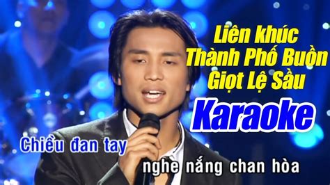 Karaoke Lk Th Nh Ph Bu N Tone Nam An Nguy N Youtube