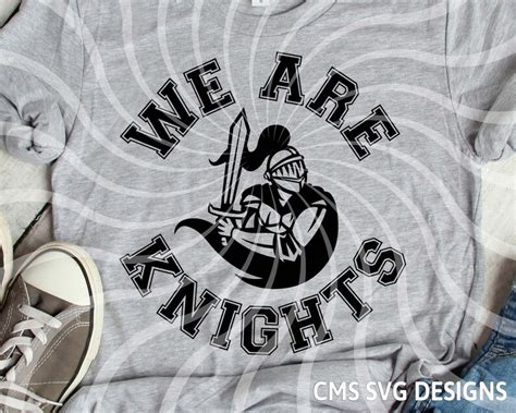 Knight Svg Knights Svg We Are Knights School Pride Mascot Etsy