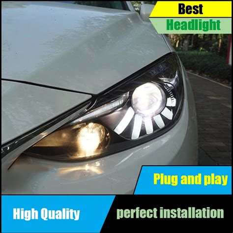 Car Styling Head Lamp For Mazda Axela Headlights Front