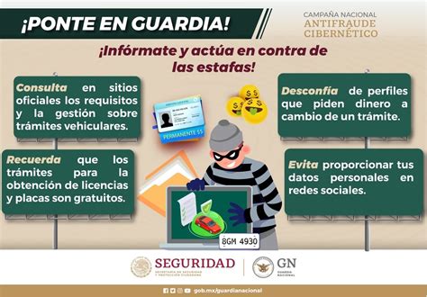 Fraude mediante gestión de trámites gubernamentales Guardia Nacional