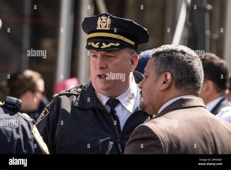 Nypd Chief Of Patrol John Chell Seen Around New York Criminal Court On