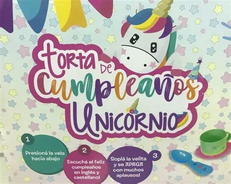 Torta De Cumplea Os Juliana Unicornio Grande Luz Y Sonido En Venta En