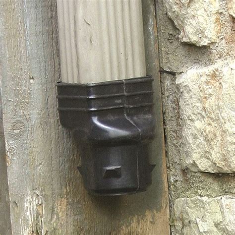 ADS 4-in Dia Corrugated Downspout Adapter Fitting at Lowes.com