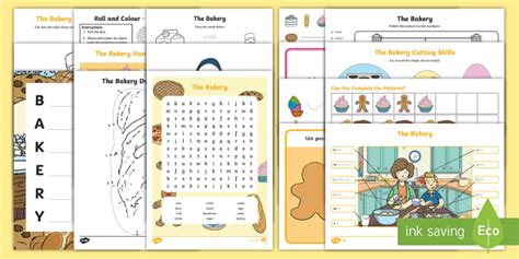 The Bakery Aistear Activity Pack Teacher Made Twinkl