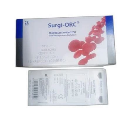 Non Woven Surgi Orc Surgicel Absorbable Surgical Haemostat At Rs